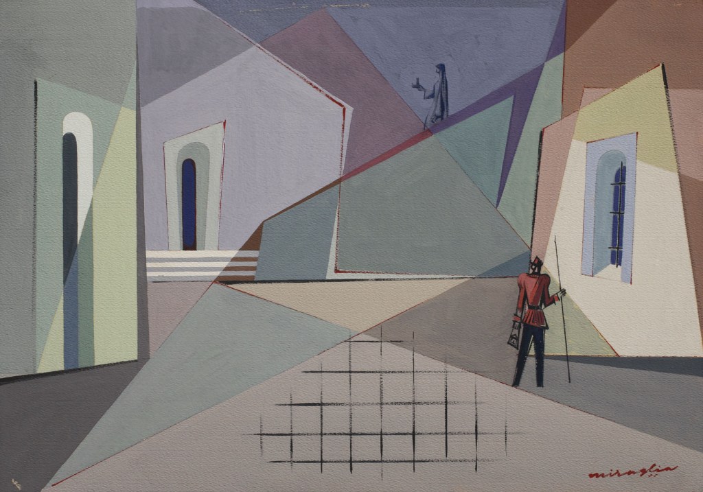 09_Macbeth - Acto 2-¦ - Boceto de escenograf+¡a - 1955