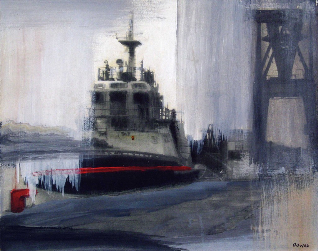 DIANA DOWEK-Barcaza, acrilico s tela, 40x50cm,2009. (1)