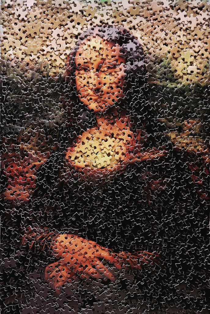 Mona Lisa, after Leonardo Da Vinci (Gordian Puzzles), 2009