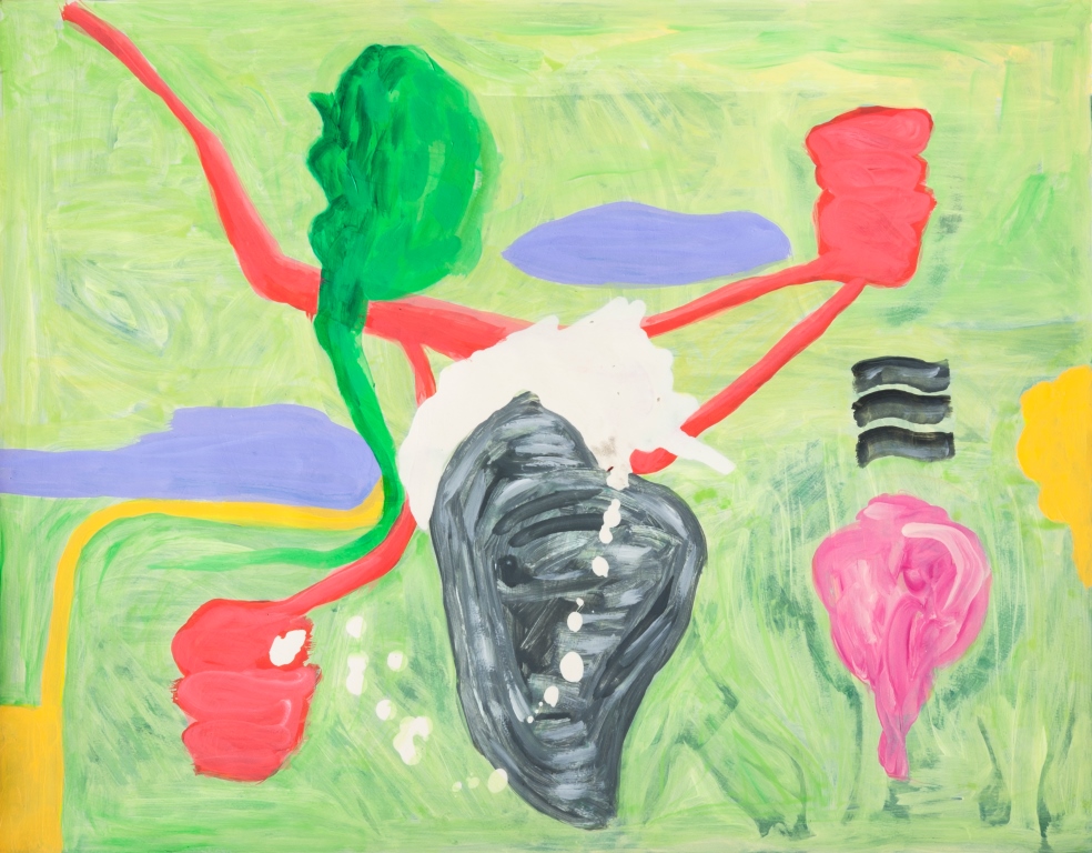 Turco en la Neblina, Oleo sobre papel, 49 x 63 cmsb