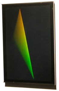 James Turrell  Reflective Hologram XXXC, 2010, MACBA, OBSESION GEOMETRICA.