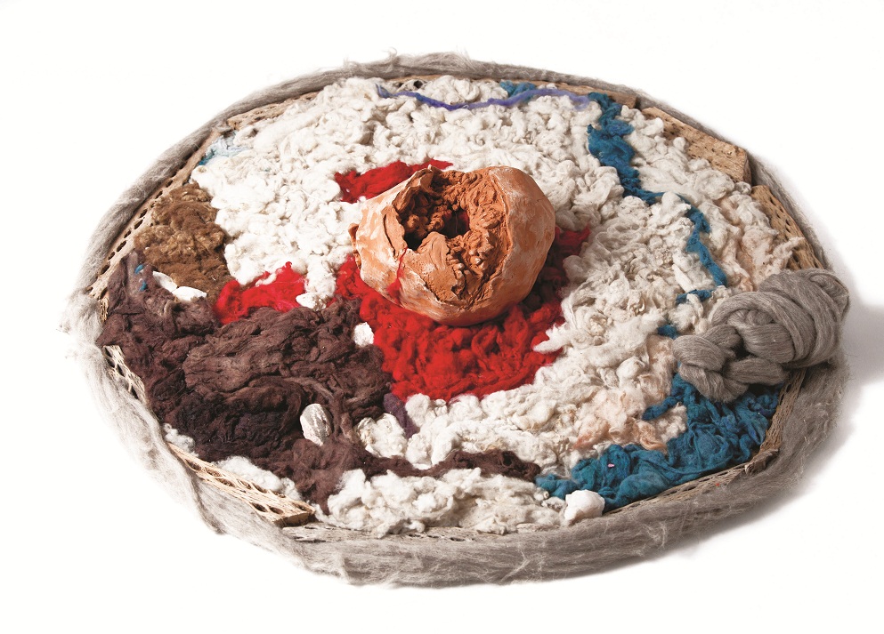 Ukumara, 2016, arcilla y lana