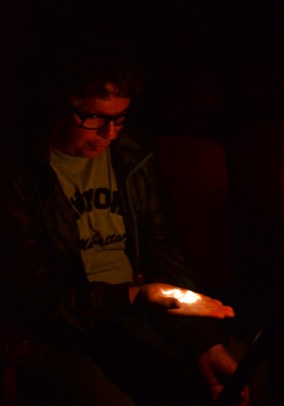 Roberto Echen en Cine Luciérnaga (Ph: Christian Delgado).