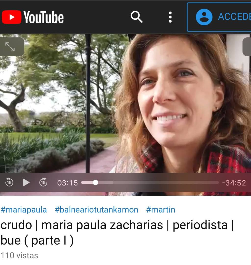 Entrevistadora entrevistada en&nbsp;Crudo