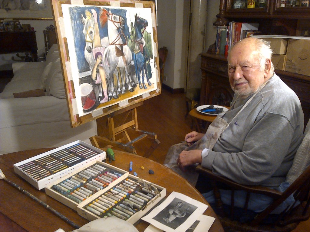 Murió el maestro Guillermo Roux y el arte argentino pierde a uno de sus más grandes&nbsp;pintores